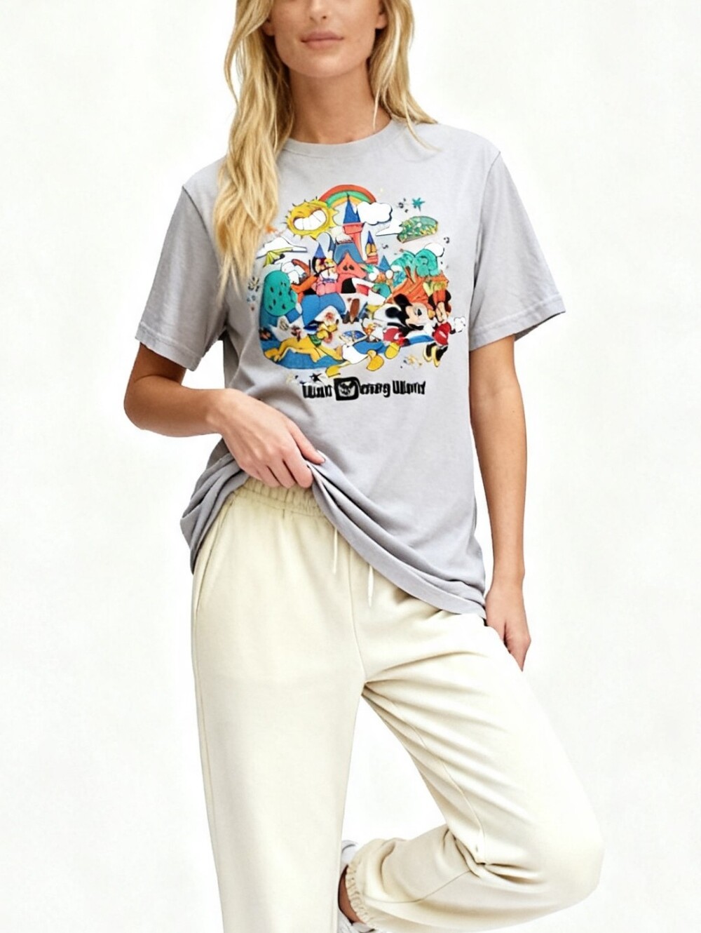 Disney Walt Disney World Printed T-Shirt Size M